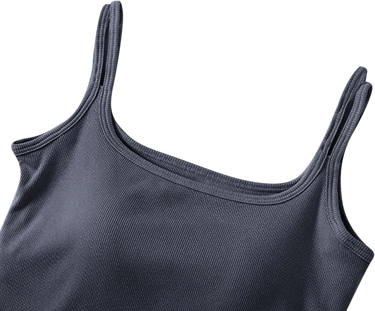 Padded Tank Tops for Women Pure Classic Fit Smooth Soft High Stretch Basic Tanks Casual Trendy Undershirts