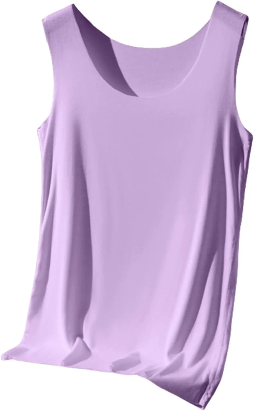 Quick-Dry Elegant Camis for Women Sleeveless Shirt Lightweight Loose Fit Going Out Y2K Beach Tank Top Tees