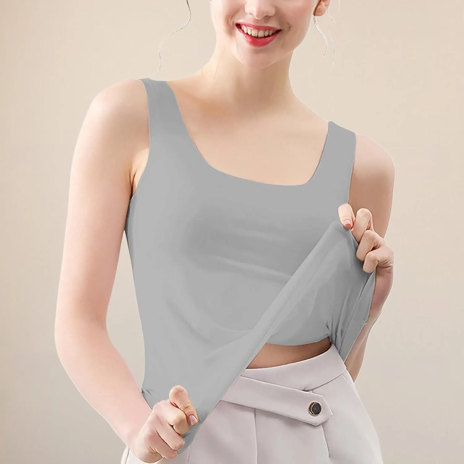 Quick-Dry Elegant Camis for Women Sleeveless Shirt Lightweight Loose Fit Going Out Y2K Beach Tank Top Tees