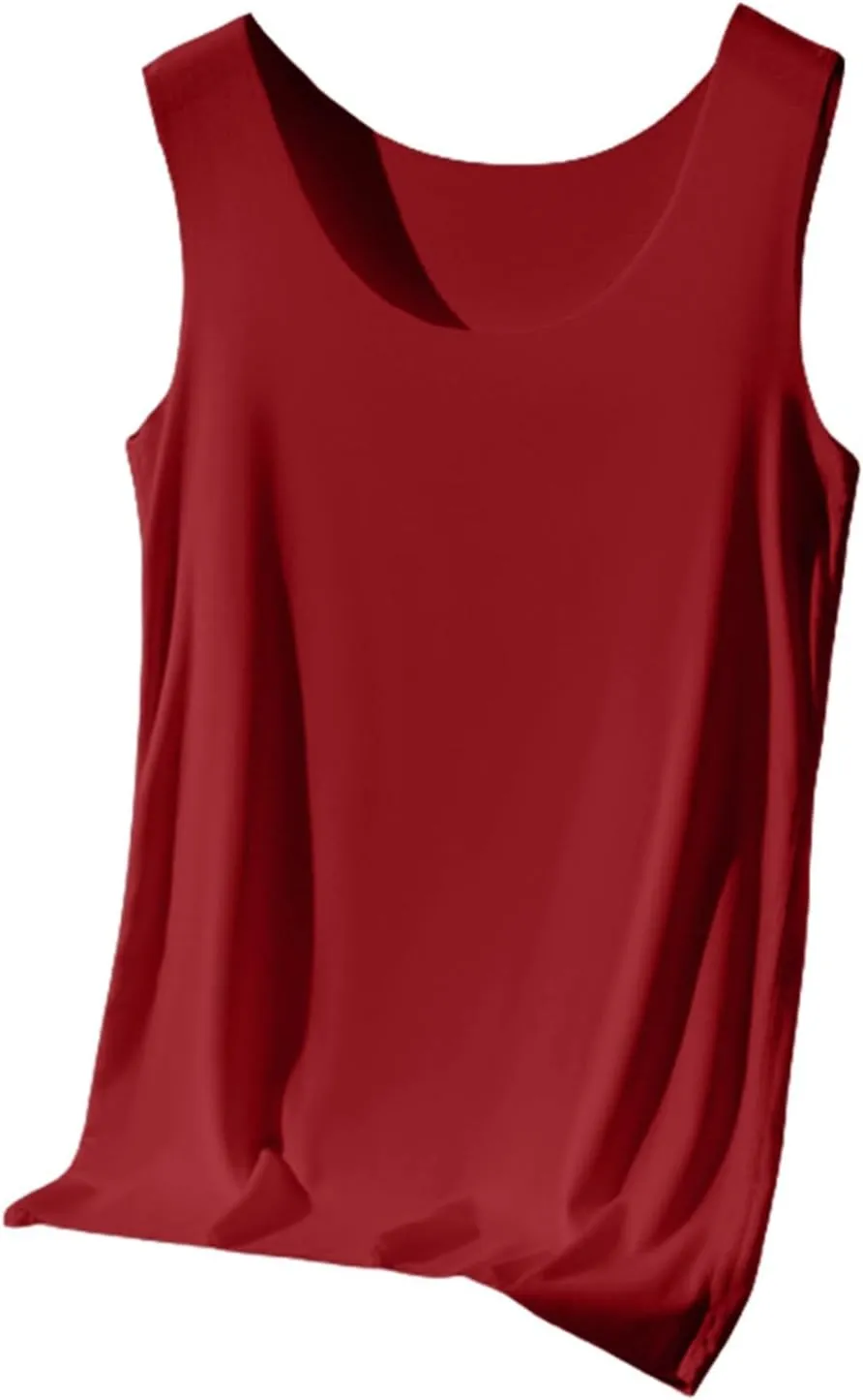Quick-Dry Elegant Camis for Women Sleeveless Shirt Lightweight Loose Fit Going Out Y2K Beach Tank Top Tees