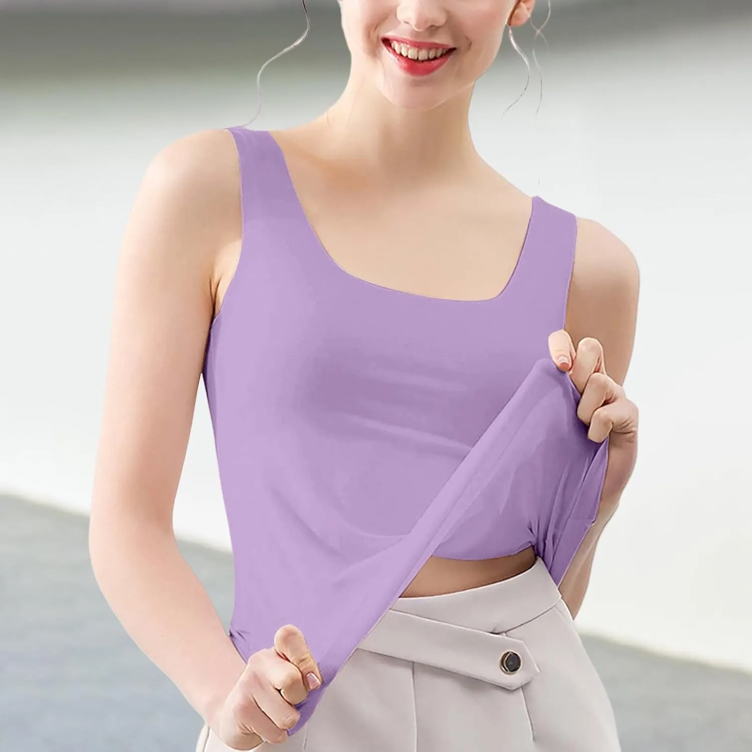 Quick-Dry Elegant Camis for Women Sleeveless Shirt Lightweight Loose Fit Going Out Y2K Beach Tank Top Tees
