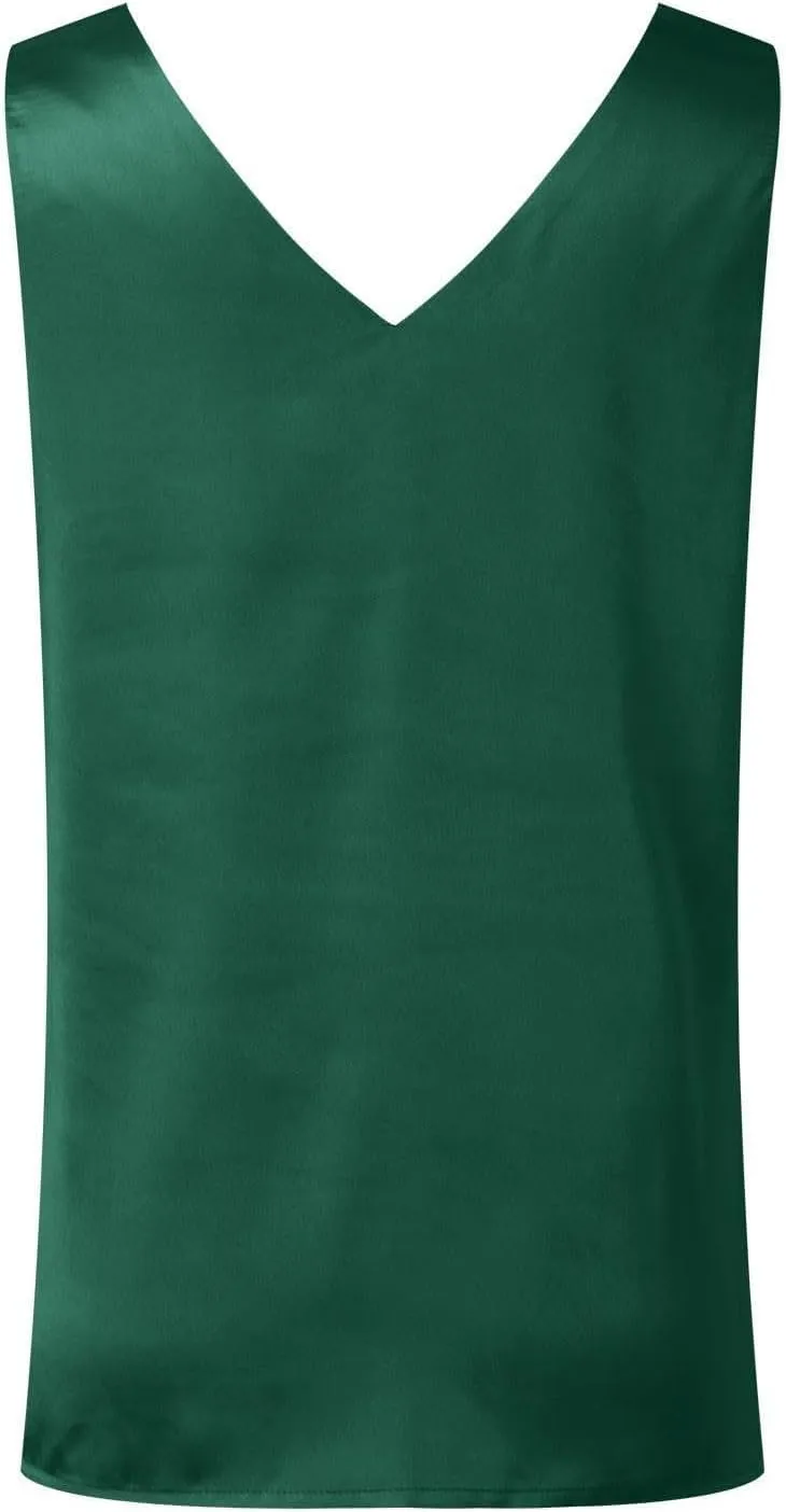 Quick-Dry Elegant Camis Women's Sleeveless Shirt Loose Fit Y2K Tank Top Going Out 2025 Vacation Blouses
