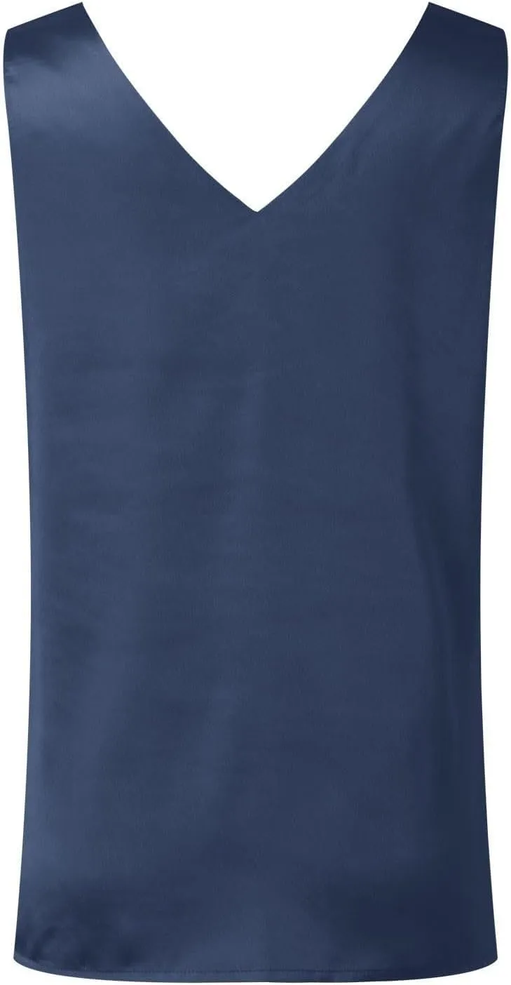 Quick-Dry Elegant Camis Women's Sleeveless Shirt Loose Fit Y2K Tank Top Going Out 2025 Vacation Blouses