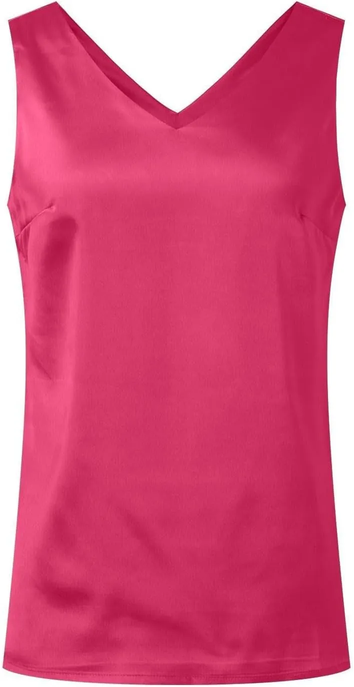 Quick-Dry Elegant Camis Women's Sleeveless Shirt Loose Fit Y2K Tank Top Going Out 2025 Vacation Blouses