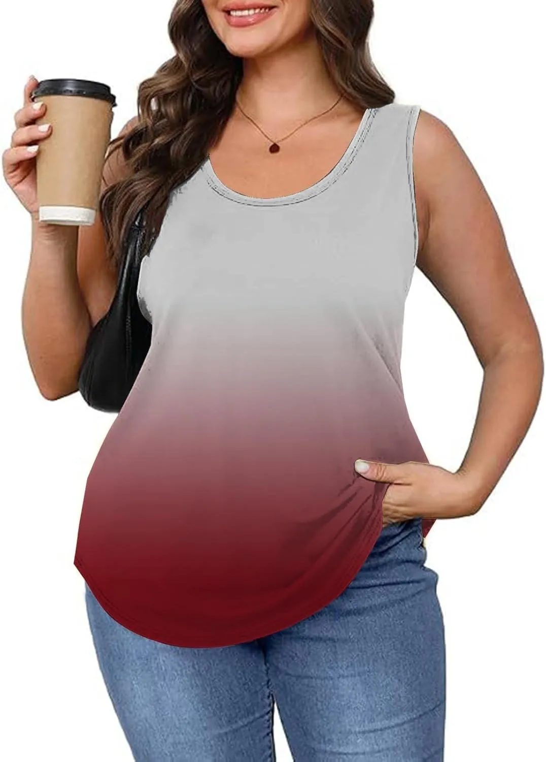 Quick-Dry Sporty Tank Top Women’s Sleeveless Shirt Lightweight Y2K Camis Beach Vacation Solid Color Blouses