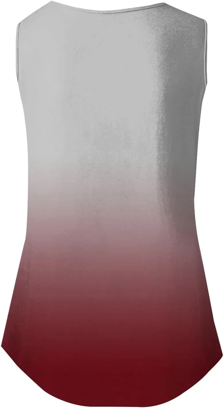 Quick-Dry Sporty Tank Top Women’s Sleeveless Shirt Lightweight Y2K Camis Beach Vacation Solid Color Blouses