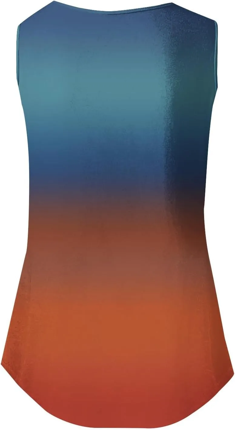 Quick-Dry Sporty Tank Top Women’s Sleeveless Shirt Lightweight Y2K Camis Beach Vacation Solid Color Blouses