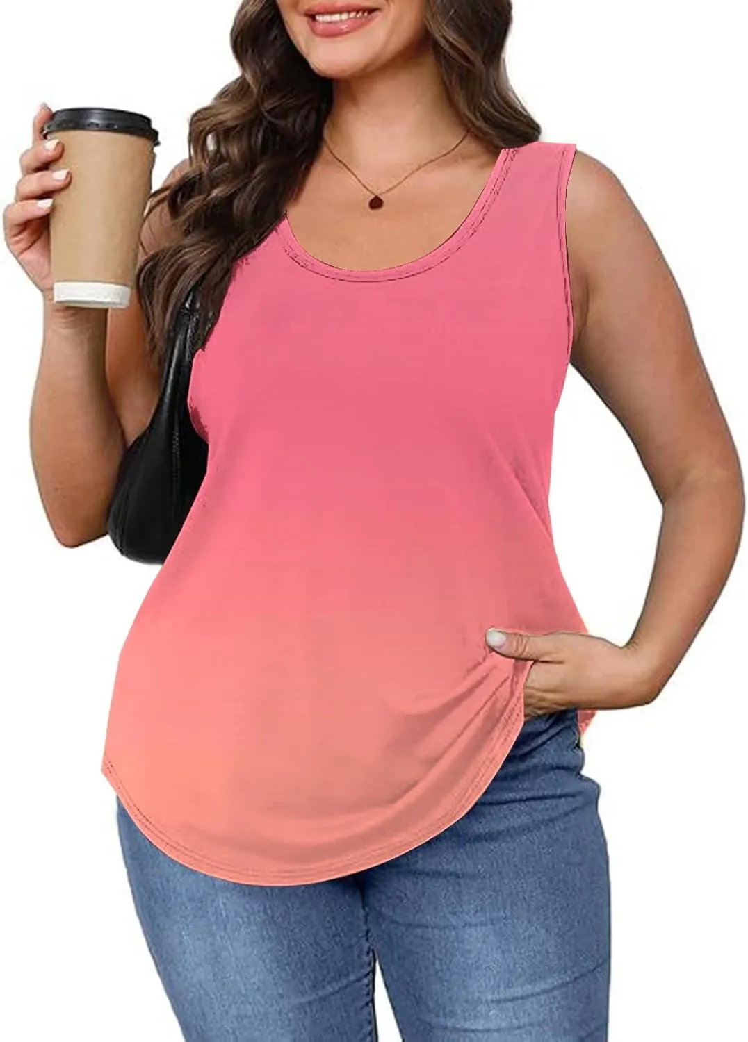 Quick-Dry Sporty Tank Top Women’s Sleeveless Shirt Lightweight Y2K Camis Beach Vacation Solid Color Blouses