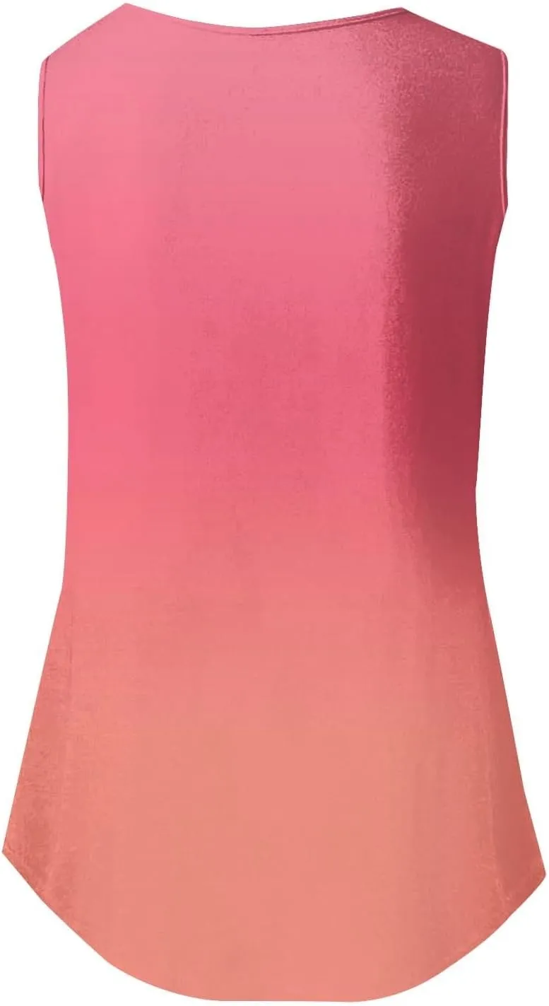 Quick-Dry Sporty Tank Top Women’s Sleeveless Shirt Lightweight Y2K Camis Beach Vacation Solid Color Blouses