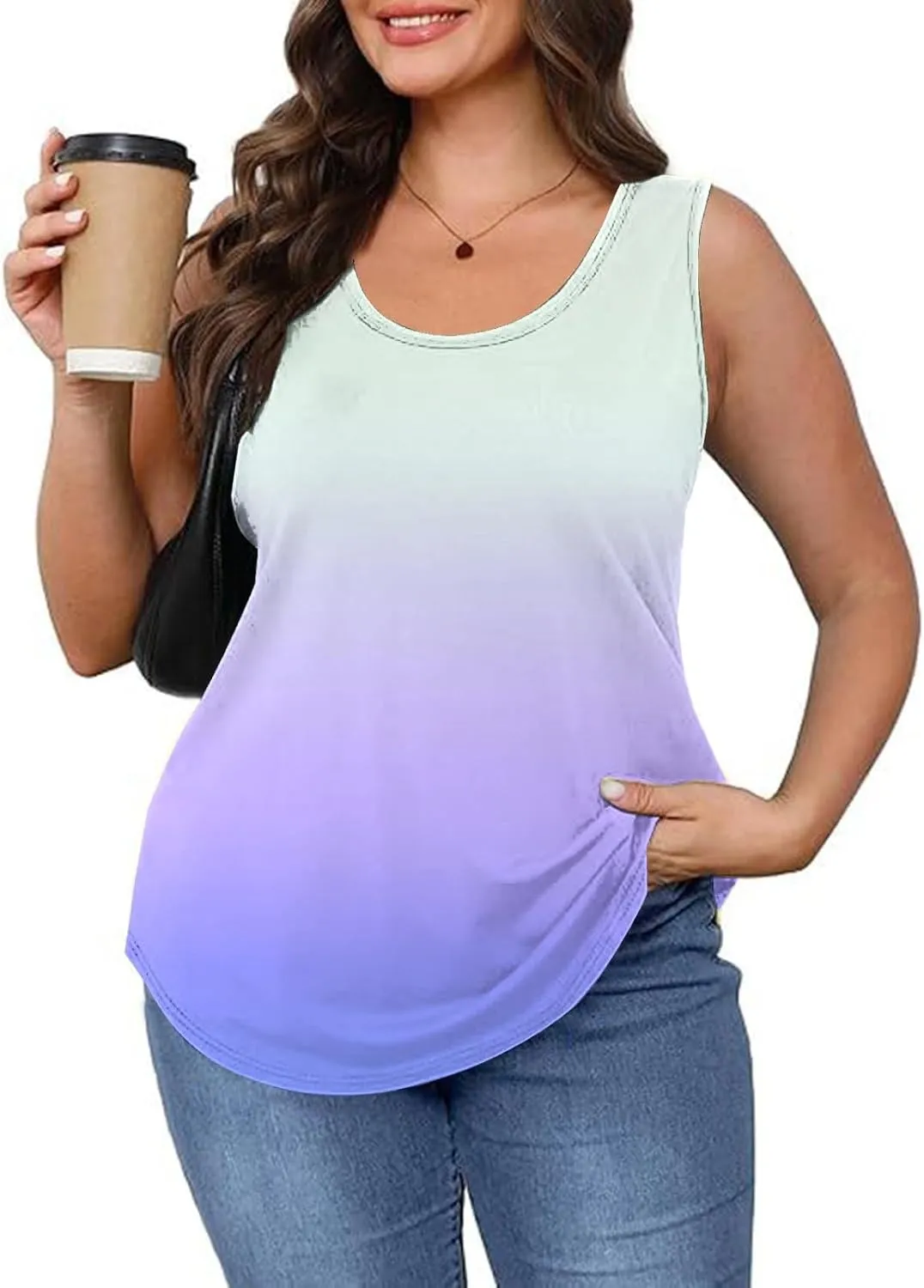 Quick-Dry Sporty Tank Top Women’s Sleeveless Shirt Lightweight Y2K Camis Beach Vacation Solid Color Blouses