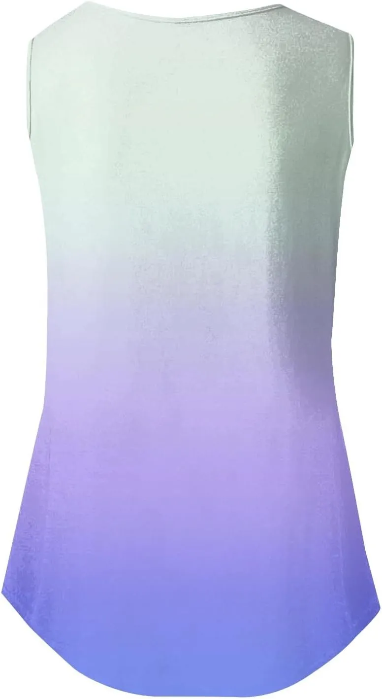 Quick-Dry Sporty Tank Top Women’s Sleeveless Shirt Lightweight Y2K Camis Beach Vacation Solid Color Blouses