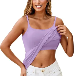 Quick-Dry Y2K Camis Women’s Sleeveless Shirt Lightweight Sporty Tank Top Going Out 2025 Vacation Blouses