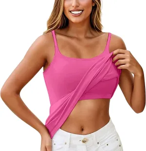 Quick-Dry Y2K Camis Women’s Sleeveless Shirt Lightweight Sporty Tank Top Going Out 2025 Vacation Blouses