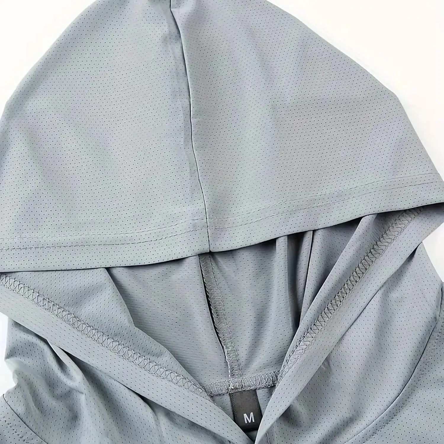 Sleeveless Hoodie Tank Tops for Men Breathable Mesh Workout Cut Off Gym Shirts Summer Lightweight Pullover Basic Tees