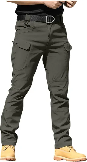 Tactical Pants for Men Waterproof Upland Hunting Pants Stretch Ripstop Cargo Pants Multi Pockets Outdoor Work Pants