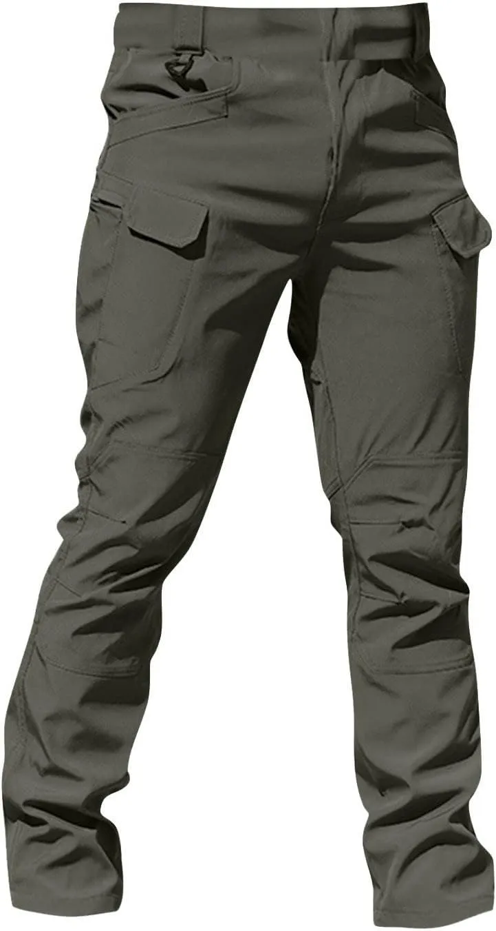 Tactical Pants for Men Waterproof Upland Hunting Pants Stretch Ripstop Cargo Pants Multi Pockets Outdoor Work Pants