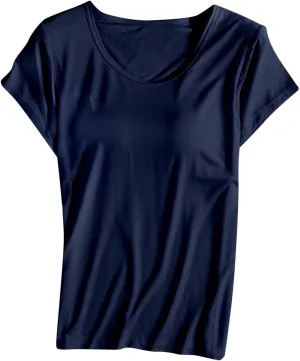 Tank Top for Women Built in Shelf Bra Spaghetti Strap Camisoles Workout Yoga Cotton Camis Shirts