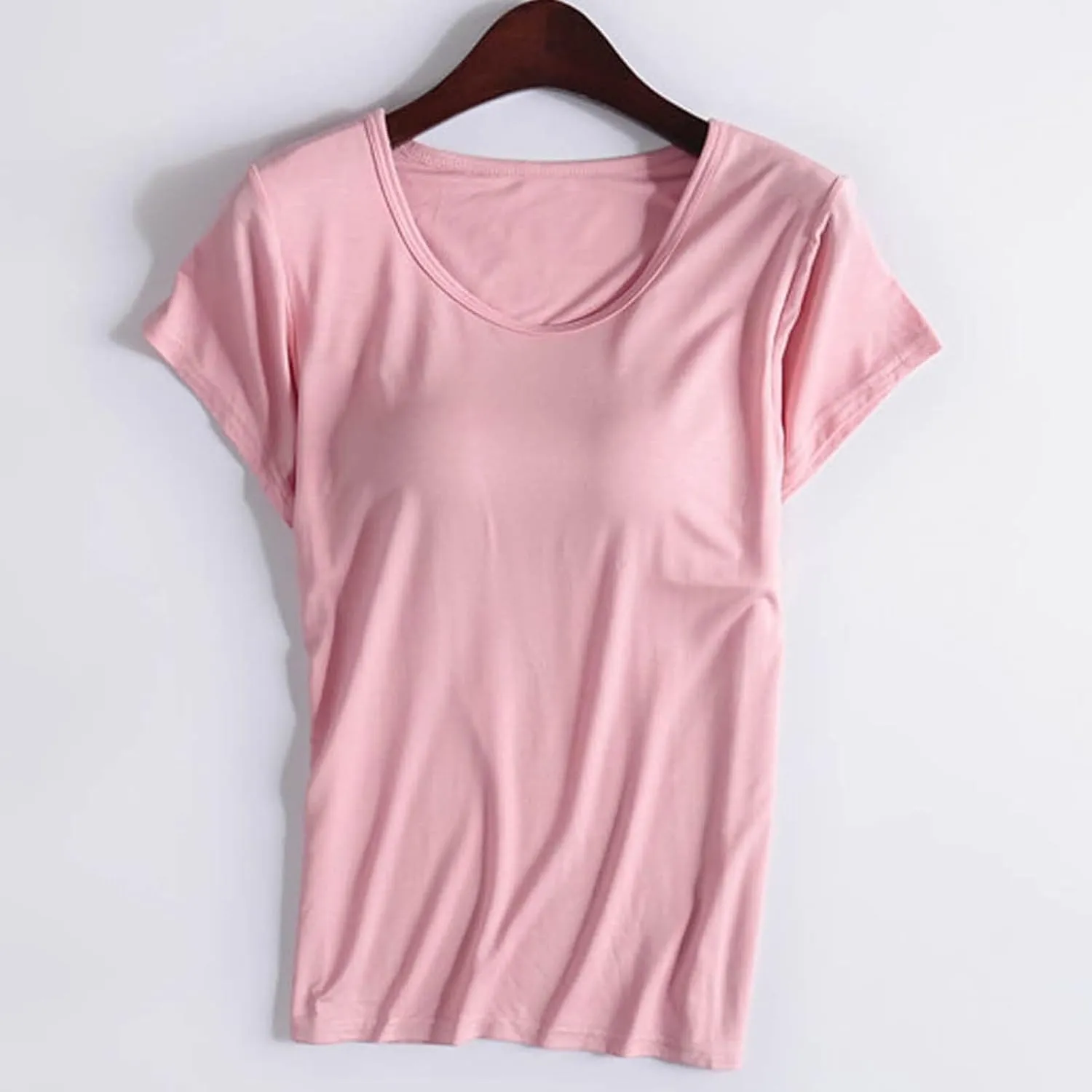 Tank Top for Women Built in Shelf Bra Spaghetti Strap Camisoles Workout Yoga Cotton Camis Shirts