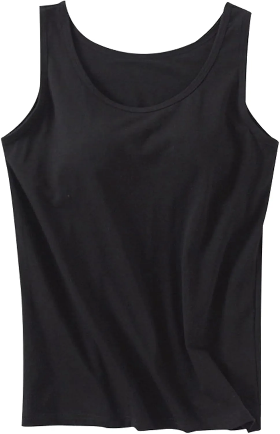 Tank Top for Women Built in Shelf Bra Spaghetti Strap Camisoles Workout Yoga Cotton Camis Shirts