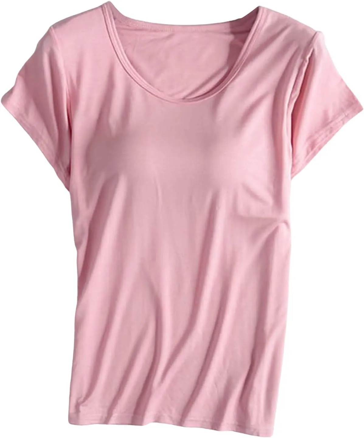 Tank Top for Women Built in Shelf Bra Spaghetti Strap Camisoles Workout Yoga Cotton Camis Shirts
