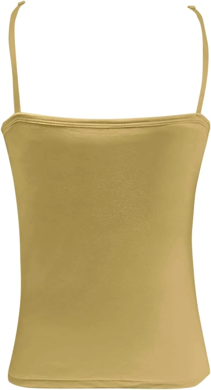 Tank Top for Women Wtih Shelf Bra Adjustable Straps Camisoles Soft Casual Cotton Camis Shirt