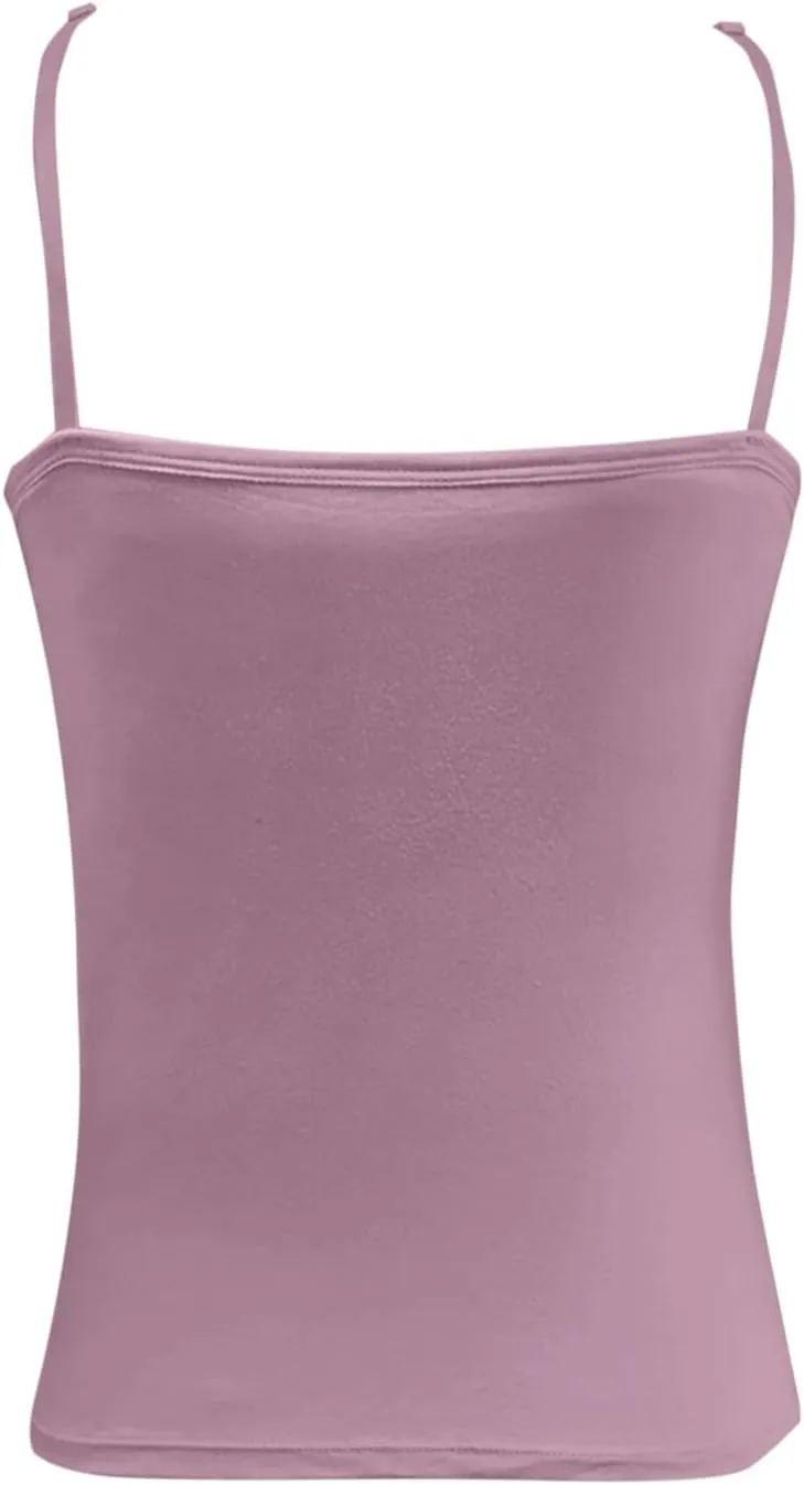 Tank Top for Women Wtih Shelf Bra Adjustable Straps Camisoles Soft Casual Cotton Camis Shirt