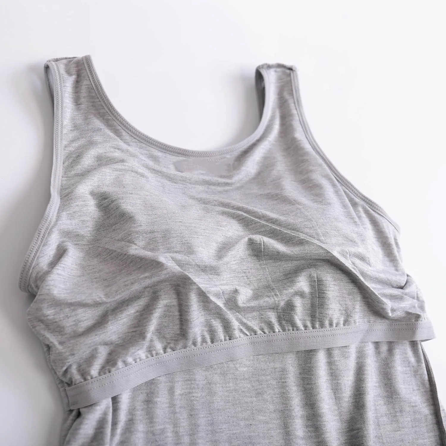 Tank Top with Built in Bra for Women Racerback Workout Shelf Bras Tanks Basic Padded Yoga Shirt Modal Undershirt