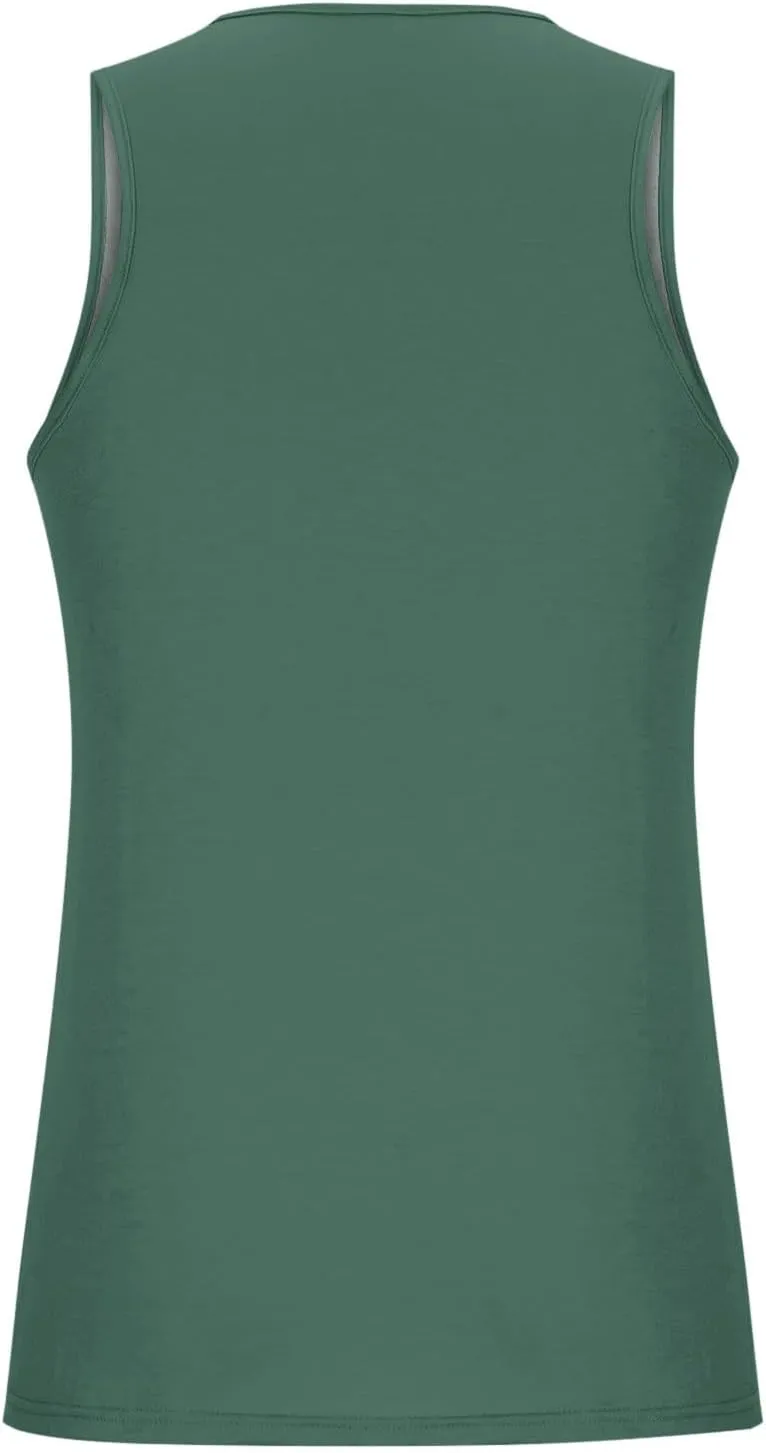 Tank Tops Men Graphic Funny Sleeveless Soft Novelty Tops Quick Dry Athletic Stretch Tank Pack