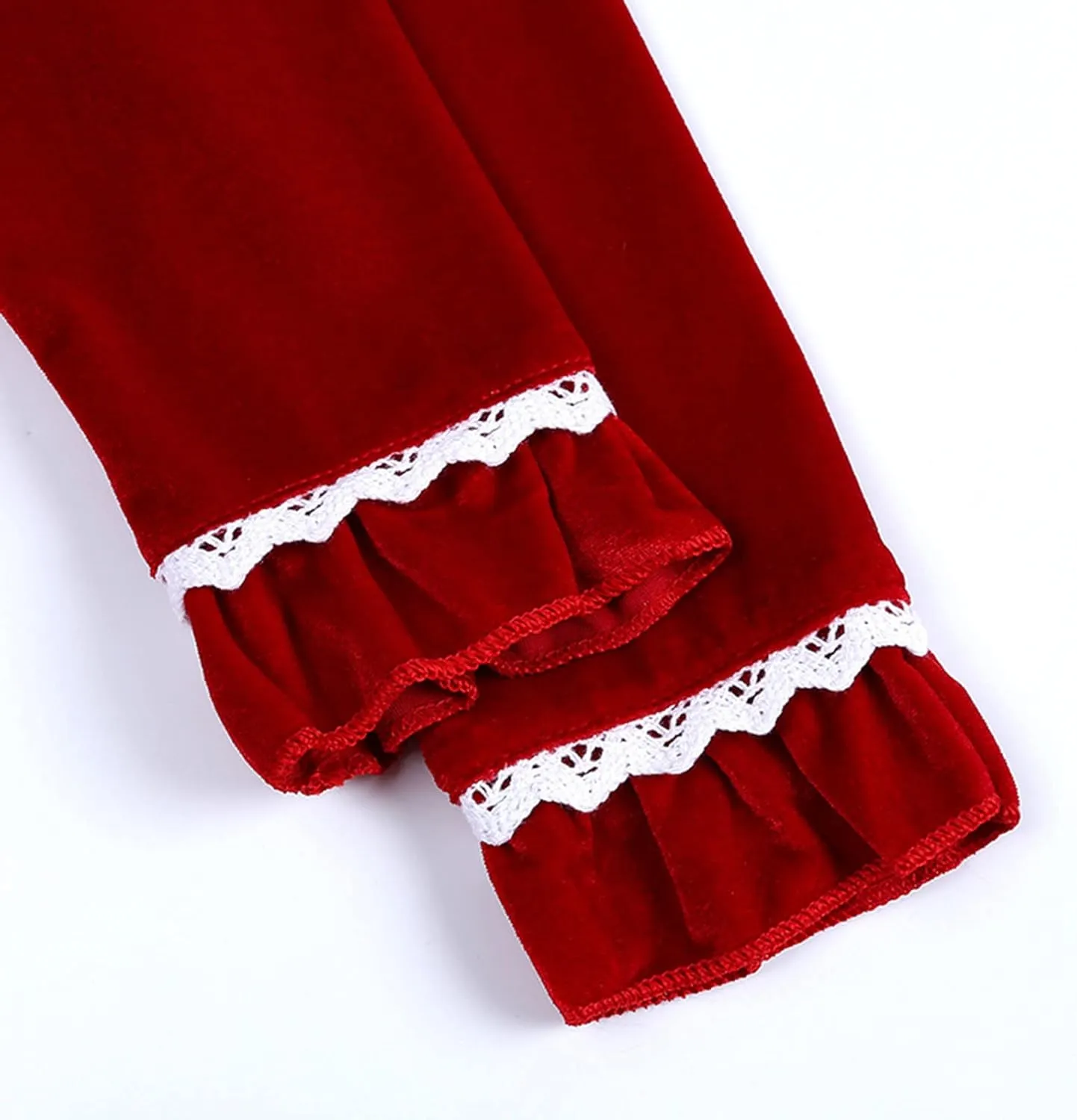 Toddler Girls Pajamas Christmas Outfits Kids Long Sleeve Button Down Shirt Tops Pants Xmas Sleepwear Infant Clothing Set