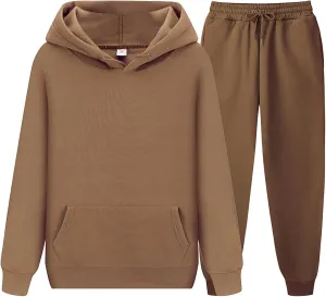 Track Suits for Women Set - 2 Piece Outfits Sweatsuit Pocket Hoodies with Pants Spring Jogging Workout Sets for Women