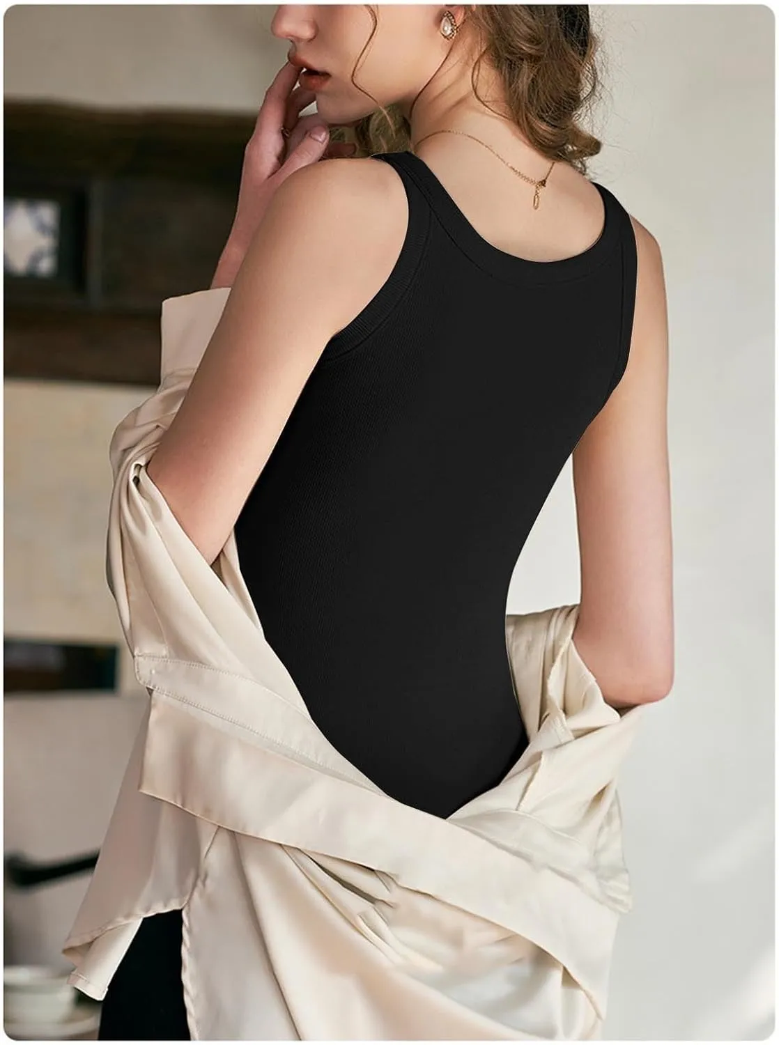 Trendy 2025 Camisoles Top Women’s Sleeveless Shirt Quick-Dry Lightweight Tank Top Going Out Y2K Blouses