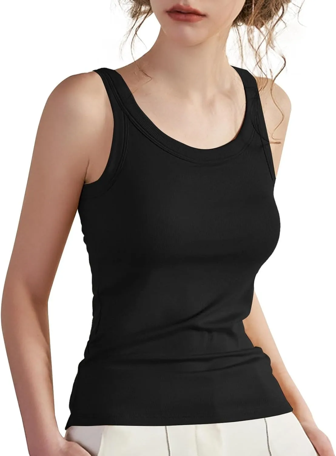 Trendy 2025 Camisoles Top Women’s Sleeveless Shirt Quick-Dry Lightweight Tank Top Going Out Y2K Blouses