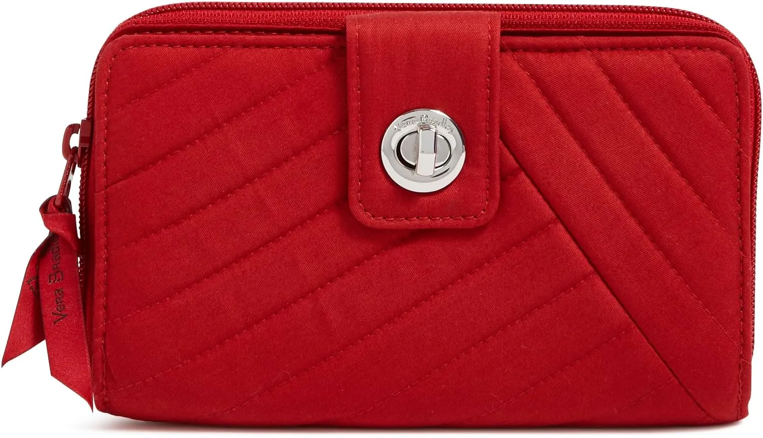 Vera Bradley Iconic RFID Turnlock Wallet, Signature Cotton