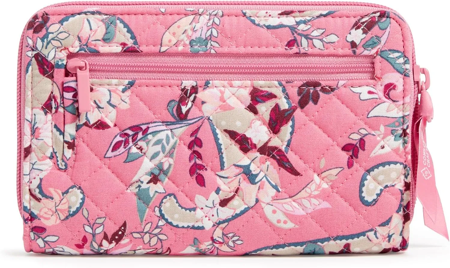 Vera Bradley Iconic RFID Turnlock Wallet, Signature Cotton