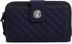 Vera Bradley Iconic RFID Turnlock Wallet, Signature Cotton