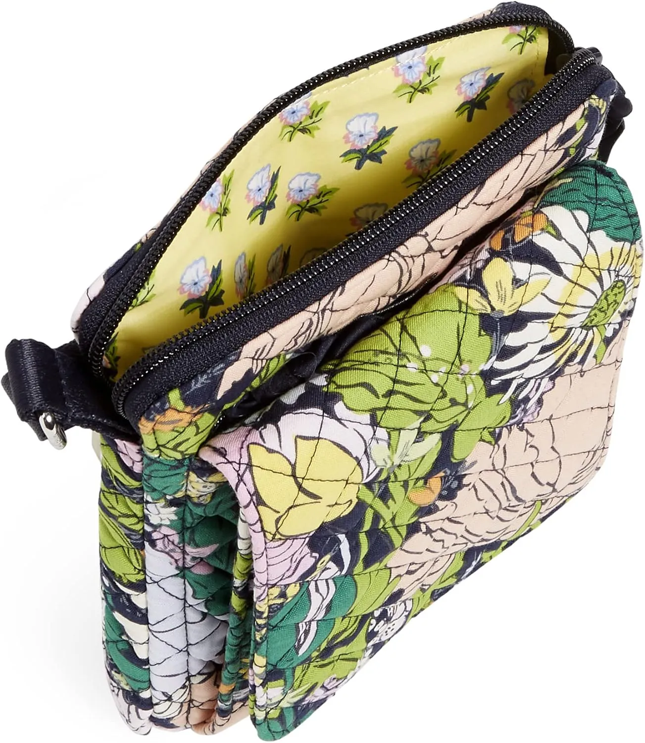 Vera Bradley Women's Cotton Mini Hipster Crossbody Purse with RFID Protection