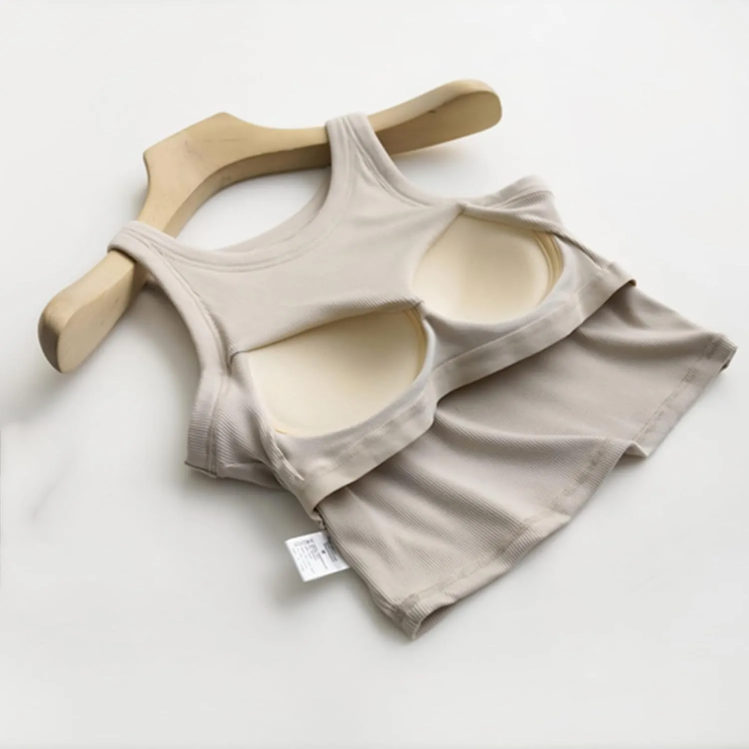 Women Rib Tank Tops with Built in Bras Summer Solid Yoga Camisoles for Fitness Workout Outfits Undershirts Cami Tops