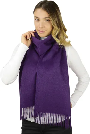 Women's 100% Pure Cashmere Scarf, Solids, Plaids, Soft Cashmere Scarves for Women, Gift Box