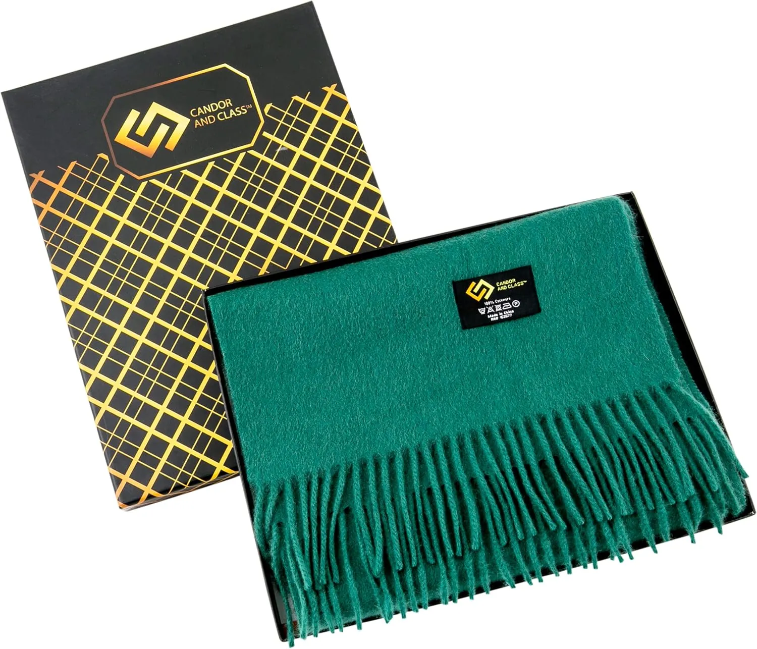 Women's 100% Pure Cashmere Scarf, Solids, Plaids, Soft Cashmere Scarves for Women, Gift Box