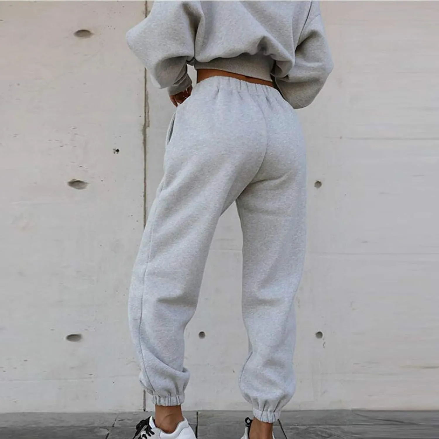 Womens 2 Piece Outfits Lounge Hoodie Sweatsuit Sets Y2k Oversized Fleece Sweatshirt Baggy Fall Fashion Sweatpants