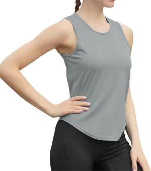 Womens Casual Tank Tops Sleeveless Slim Athletic Lightweight Camis Crewneck Quick Dry Yoga Fashion T Shirt 2025