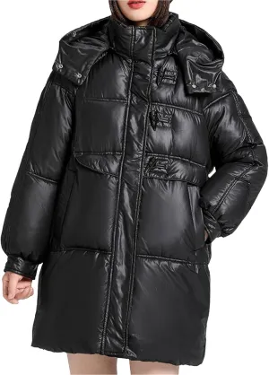 Womens Coats Winter Trendy Zip Up Puffer Jacket Oversized Long Sleeve Packable Down Coat With Pocket