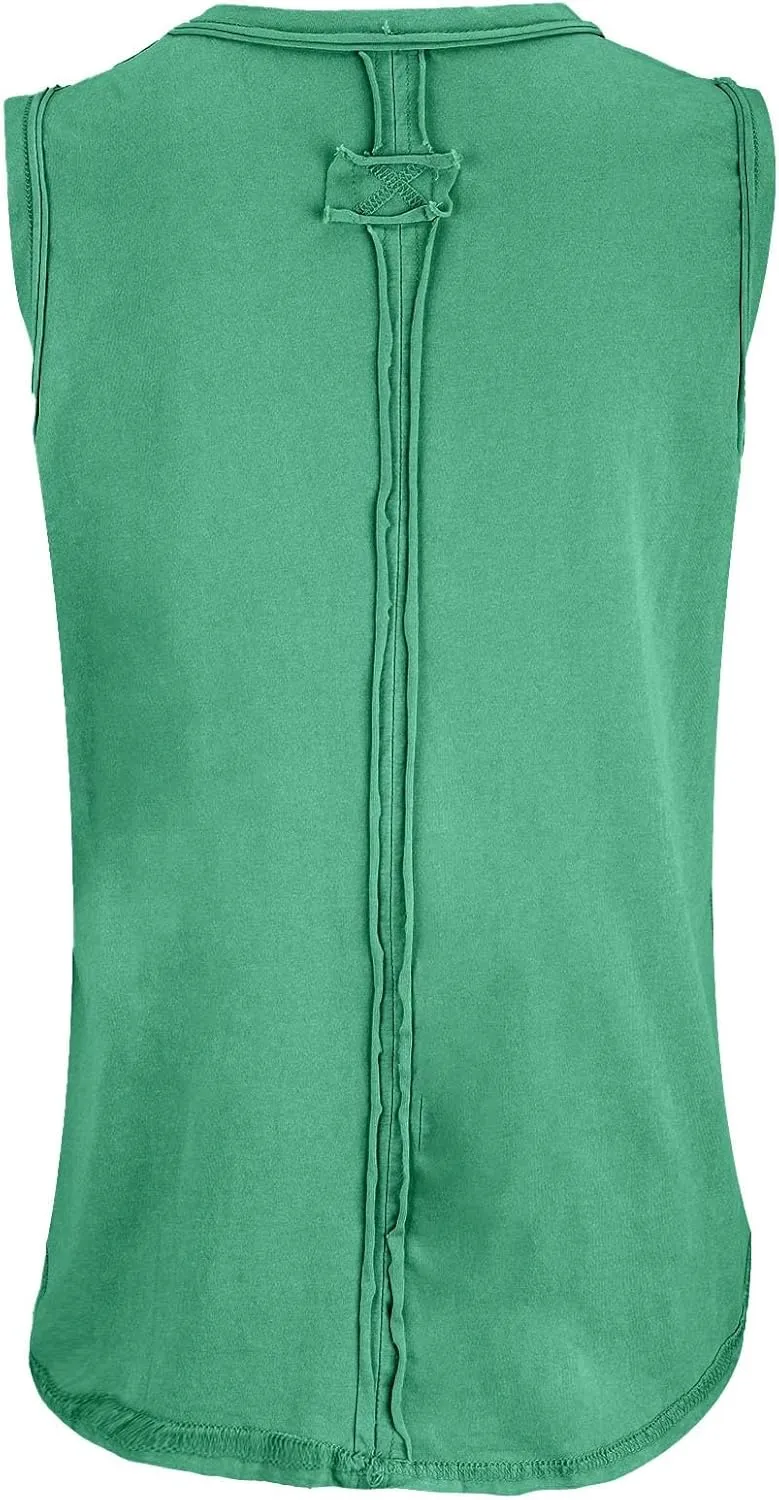 Women’s Lightweight Y2K Camis Loose Fit Quick-Dry Sport Tank Top Soft Going Out Beach Blouses