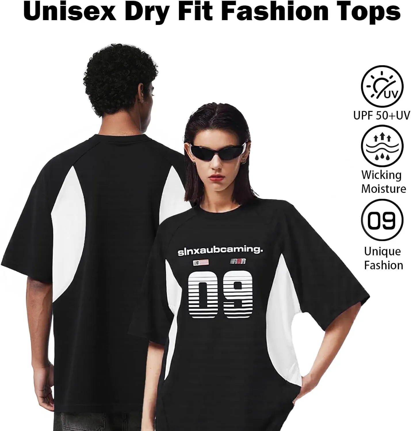 Women's Quick-Dry Workout T-Shirts - Moisture Wicking Fitness Tops for Running & Yoga