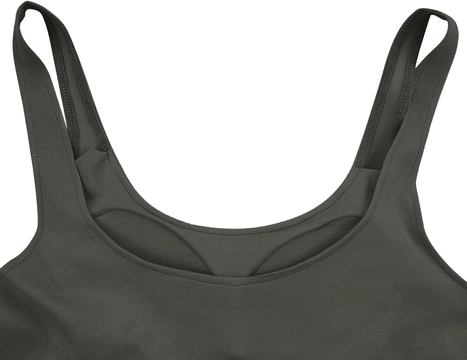 Womens Shelf Bra Tank Tops Racerback Workout Summer Casual Camis Yoga Shirt Cotton Soft Gym Outfits Undershirt