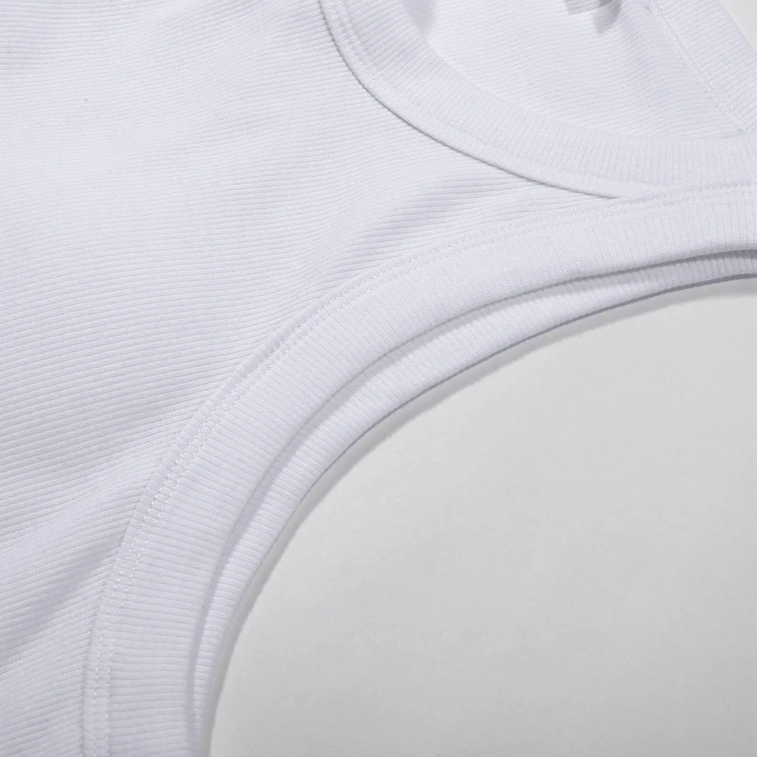 Womens Shelf Bra Tank Tops Racerback Workout Summer Round Neck Camis Yoga Shirt Soft Crop Gym Outfits Undershirt
