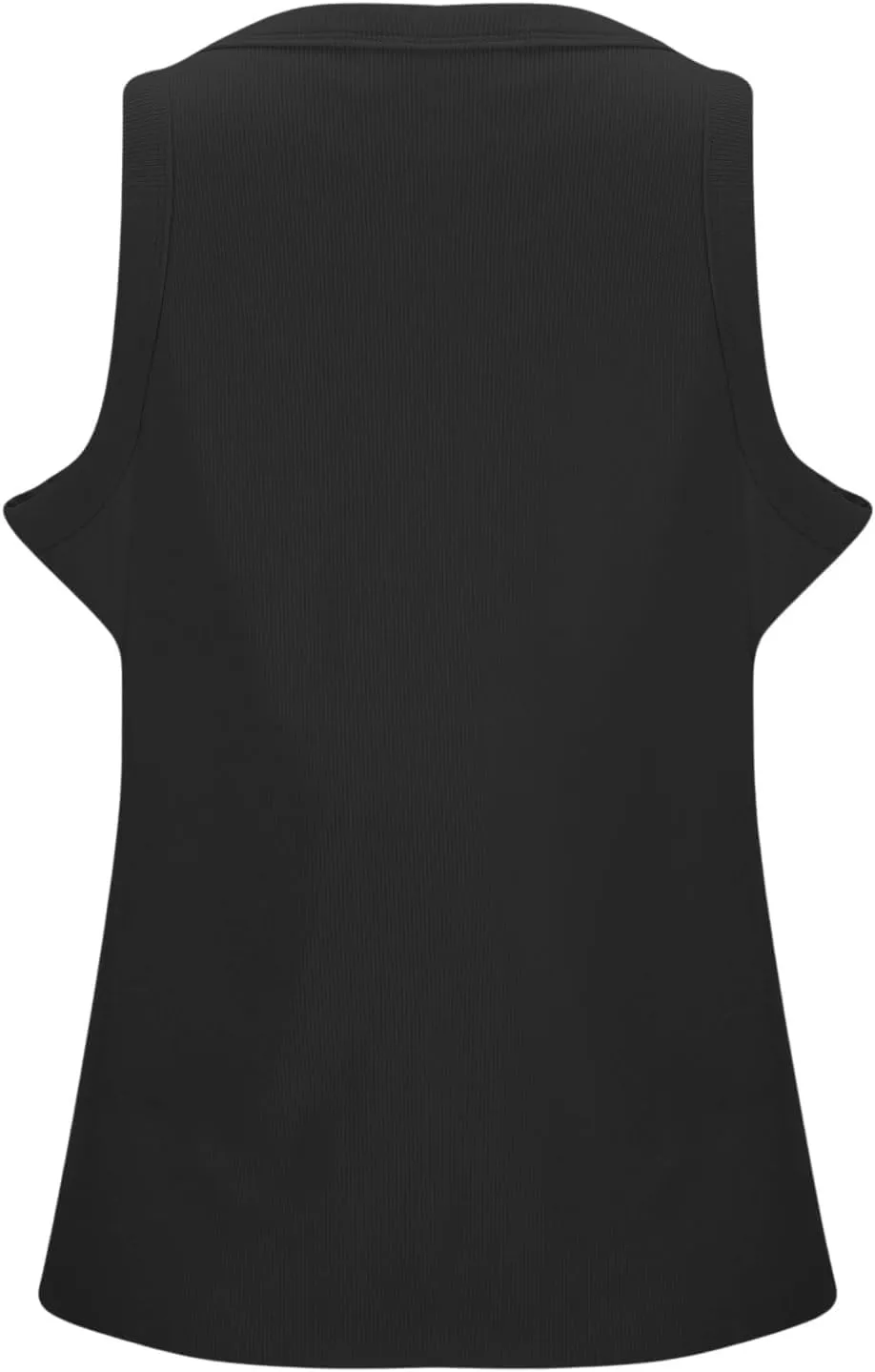 Womens Shelf Bra Tank Tops Summer Round Neck Solid Camis Racerback Workout Yoga Gym Outfits Layering Undershirt