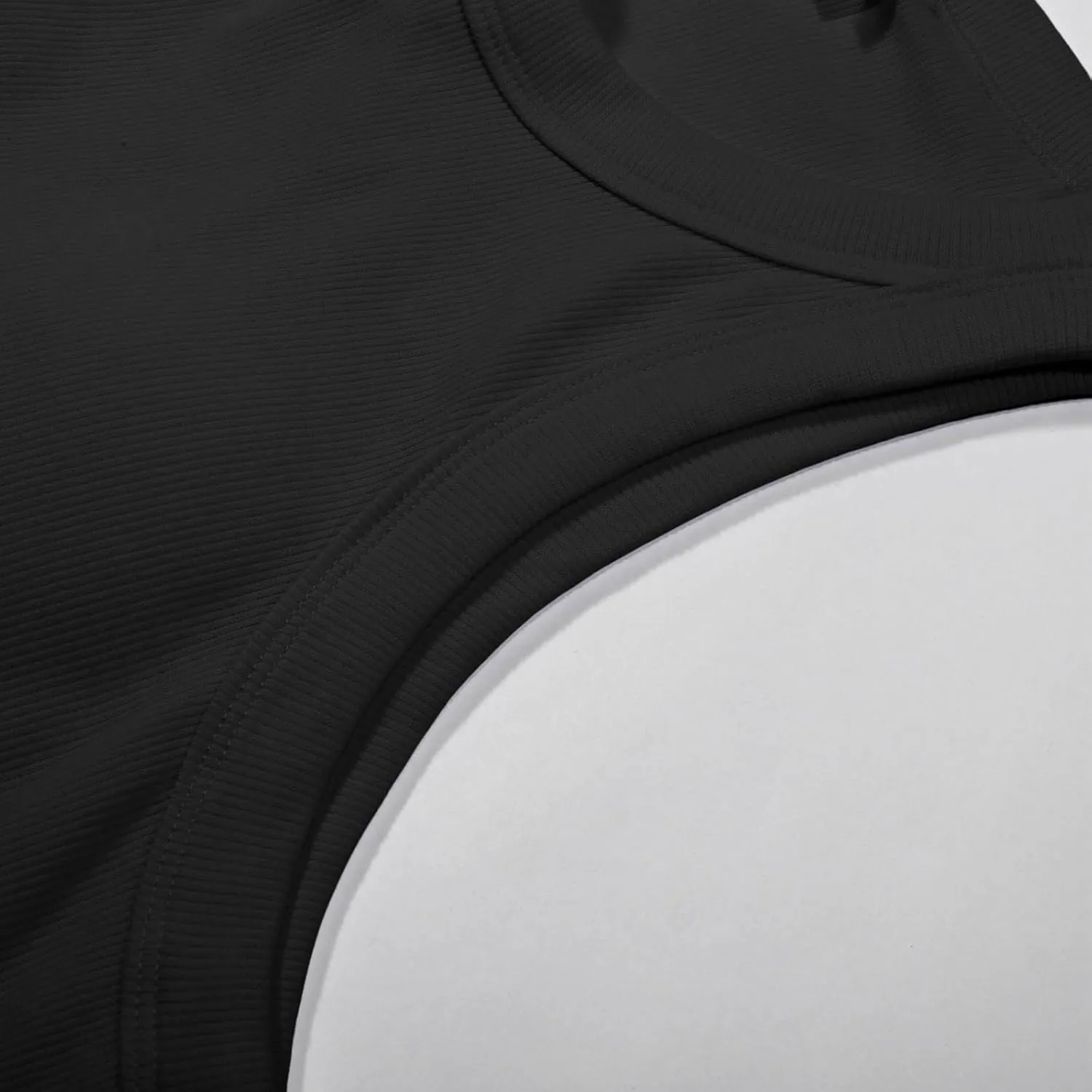 Womens Shelf Bra Tank Tops Summer Round Neck Solid Camis Racerback Workout Yoga Gym Outfits Layering Undershirt