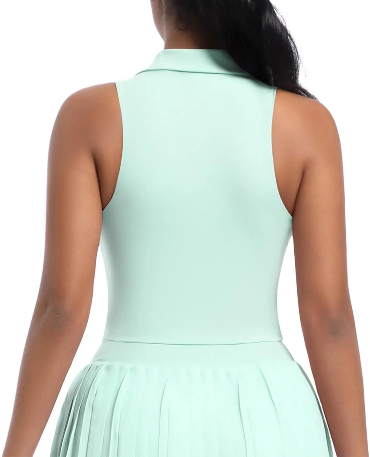 Women's Workout Tank Tops Casual Fashion V Neck Sleeveless Golf Shirts Summer Athletic Workout Quick Dry Blouse