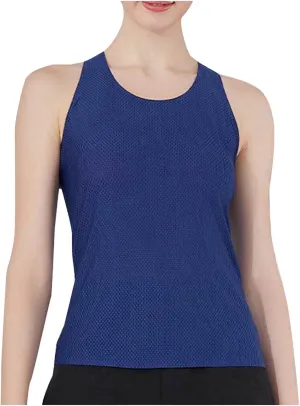 Womens Workout Tank Tops Summer Sleeveless Mesh Quick Dry Athletic Shirts Casual Fashion Solid Comfortable Blouse